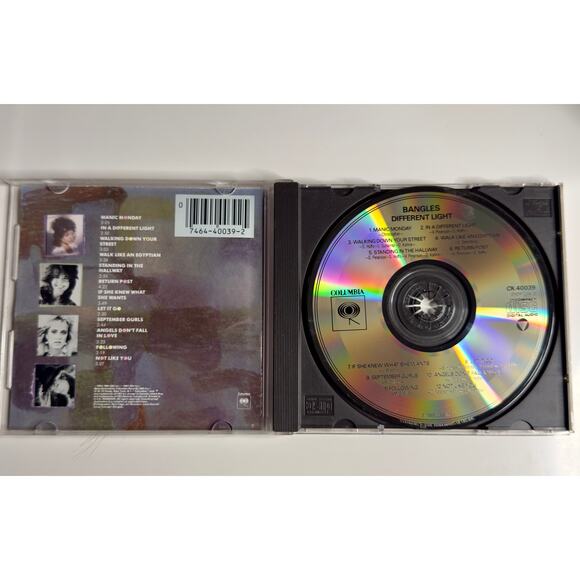 The Bangles – Different Light CD (1985 Columbia CK) – Classic 80s Pop Rock Album - Picture 3 of 5